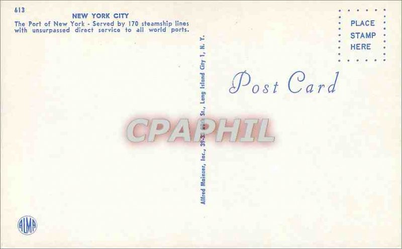 Modern Postcard The Port of the New York City