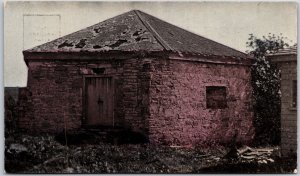 Fort Snelling Old  Block House Minnesota MN Landscape View Antique Postcard