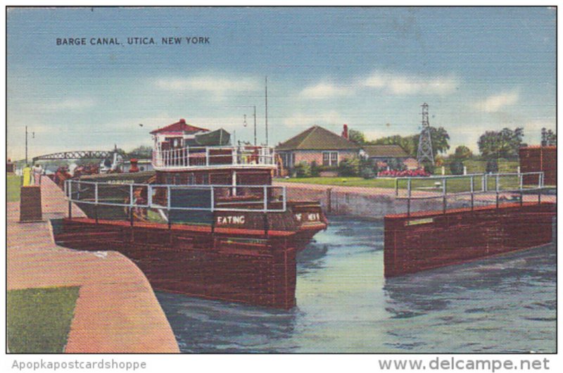Barge Canal Utica New York