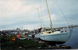 Rhode Island Watch Hill Seawall Hurricane Bob Damage 19 August 1991