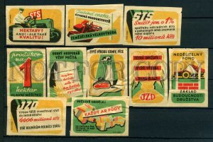 500617 Czechoslovakia Agriculture ADVERTISING match labels