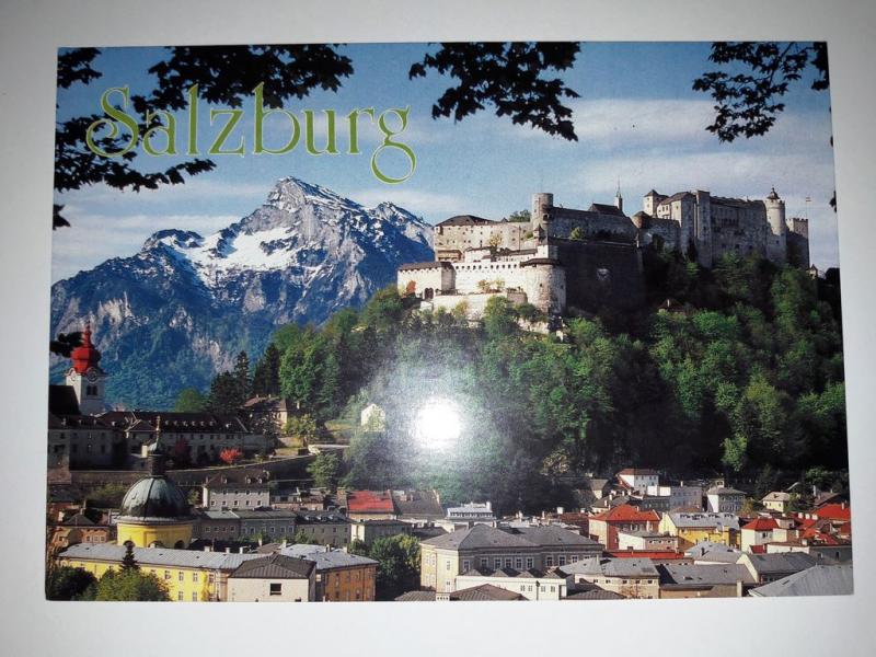 Salzburg, Austria, View to the Old - Town from Kapuzinerberg