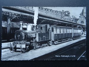 Isle of Man MANX RAILWAY c1950s RP Postcard by St. Albans Series