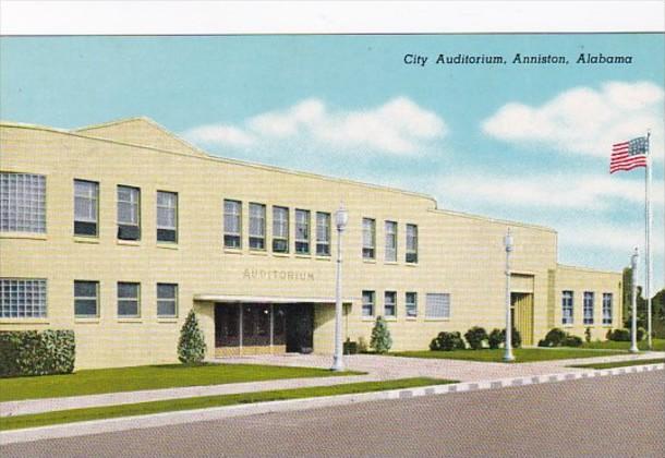 Alabama Anniston City Auditorium Curteich