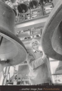 Inspection Of Carillon Bell Ringing Lake Burley Griffin Australia Postcard