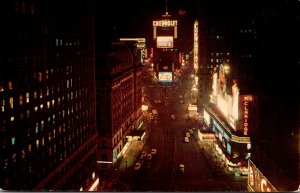 New York City Times Square At Night