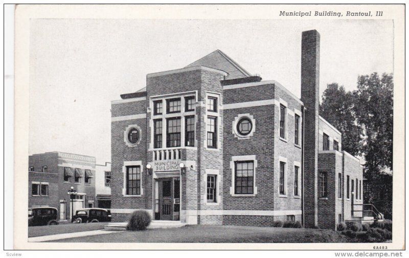 RANTOUL, Illinois, 1900-1910´s; Municipal Building