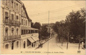 CPA SALIES-de-BEARN L'Avenue du Jardin Public (1143450)