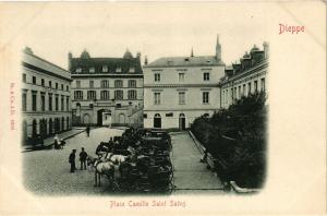 CPA DIEPPE-Place Camille St-SAENS (347180)