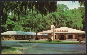 Georgia EULONIA Mossy Oaks Motel and Restaurant Ocean Hwy US #17 pm1971 - Chrome