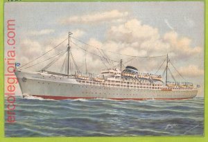af7502 - ARGENTINA - VINTAGE POSTCARD Postcards - SHIP Corrientes SAT NAV-