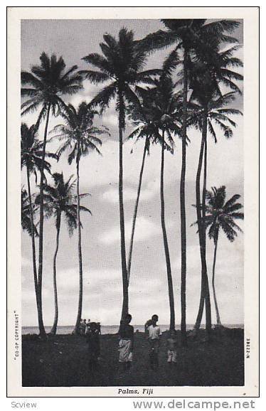 Native kids & Palms, Fiji , 30-40s