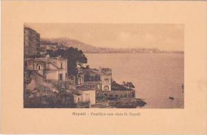 Italy Napoli Posillipo con vista di Napoli