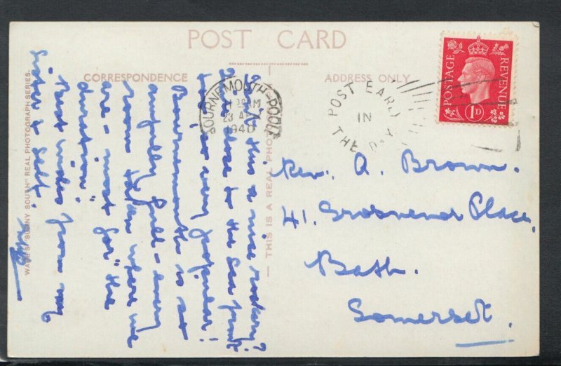 Dorset Postcard - Pavilion Bridge & Rockery, Bournemouth    RS14463