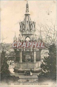 Postcard Geneve Old Duke of Brunswick Monument