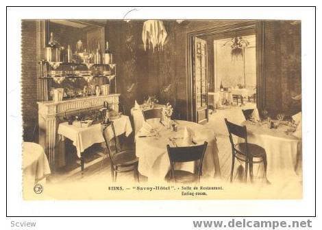 REIMS, France, Savoy-hotel Salle de Restaurant,00-10s