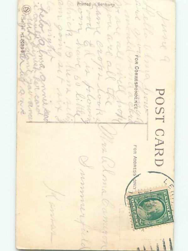 Divided-Back BEAUTIFUL FLOWERS SCENE Great Postcard AA3926