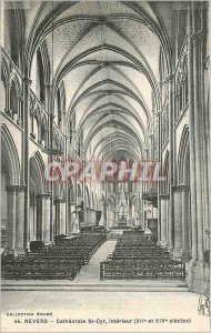 Old Postcard Nevers Cathedrale St Cyr