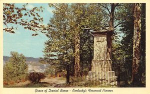 Grave of Daniel Boone KY's foremost pioneer Frankfort KY