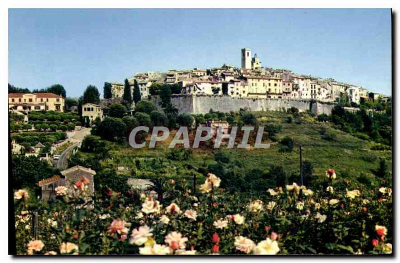 Postcard Old French Riviera Carrefour World Tourism Saint Paul Royal City of ...