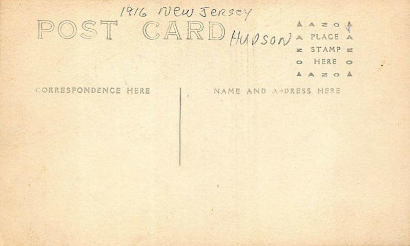 License Plate  #45890 1916 New Jersey Early Hudson Automobile RP Postcard