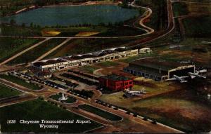 Wyoming Cheyenne Transcontinental Airport Aerial View