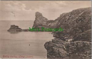 Cornwall Postcard - Rocky Valley, Long Island     RS26432