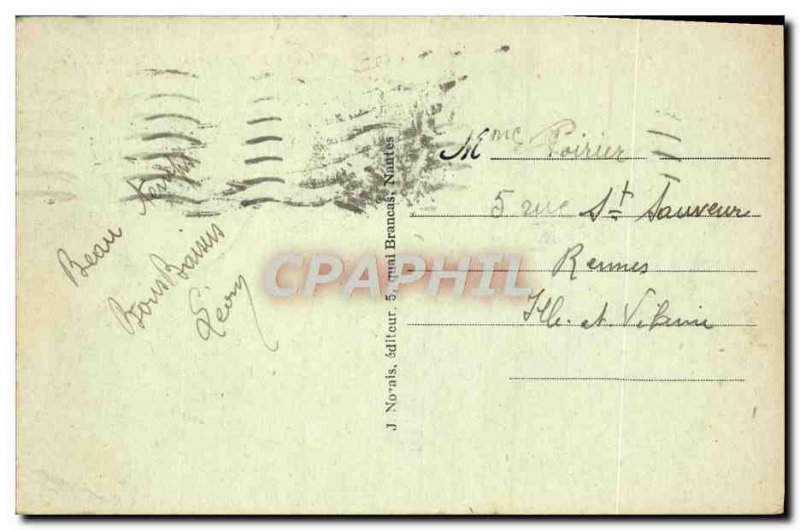 Old Postcard Angers Le Quartier de la Cathedrale