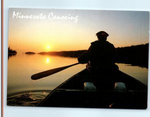 M-25054 Canoeing in the boundary waters canoe area Minnesota