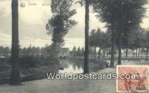 Ecluse Lierre, Belgium 1920 Stamp on front 