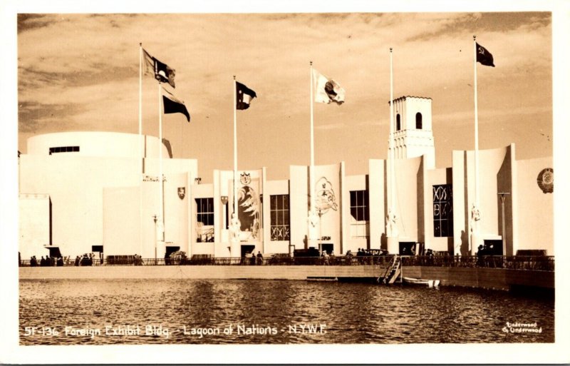 New York World's Fair 1939 Foreign Exhibits Building Real Photo