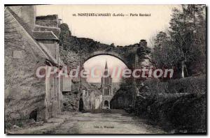 Old Postcard Montfort L'Amaury (S and O) Door Bardoul