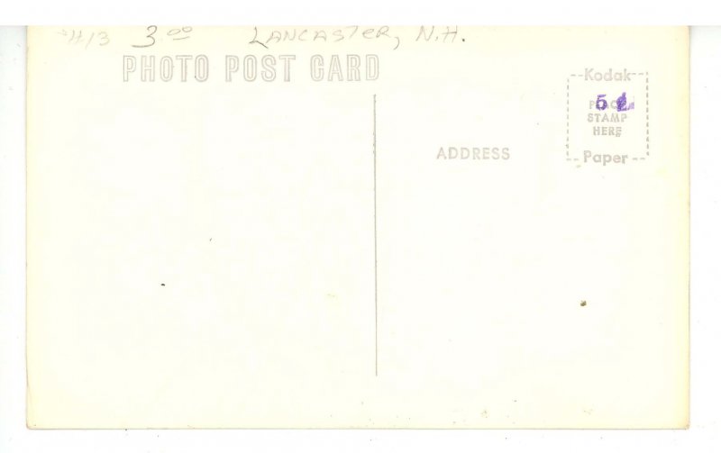 NH - Lancaster.   Coos County Courthouse   RPPC