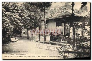 Old Postcard Kiosk music Chatelguyon park