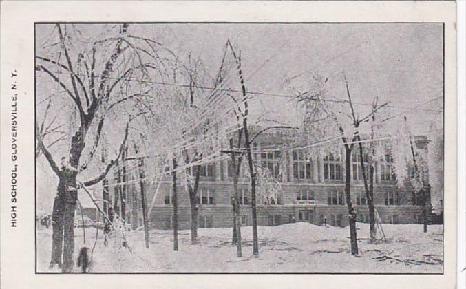 New York Gloversville High School In Winter