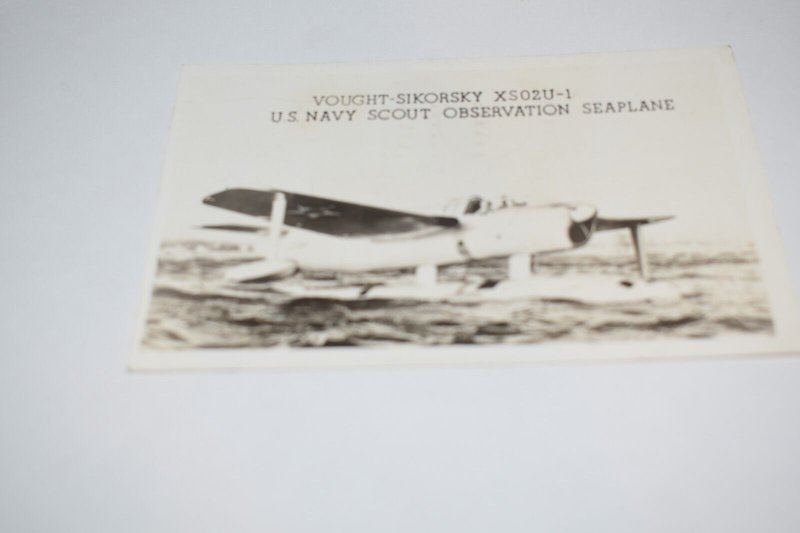 Vought-Sikorsky XS02U-1 U.S. Navy Scout Observation Seaplane Postcard