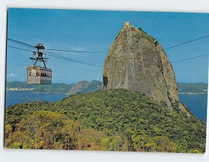 Postcard Sugar Loaf Cable Car Rio de Janeiro Brazil