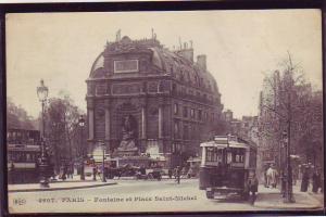 Paris-The Place Saint-Michel 1913