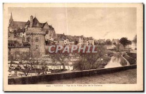 Old Postcard Vannes City Vue Prize de la Garenne