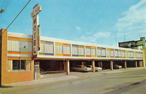 Hagerstown Maryland Mid Town Motel Street View Vintage Postcard K86788