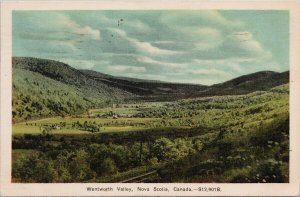 Wentworth Valley Nova Scotia 1940 Debert MPO NS Cancel Postcard H25