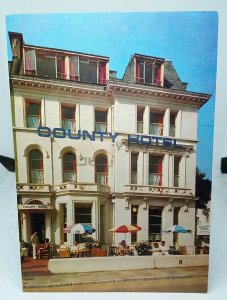 County Hotel Belgrave Road Torquay Devon Vintage Postcard