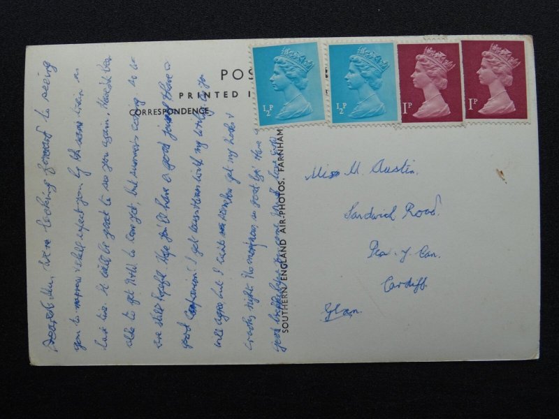 Hampshire BENIFOLD Former Home of Fleetwood Mac c1950s Aerial RP Postcard