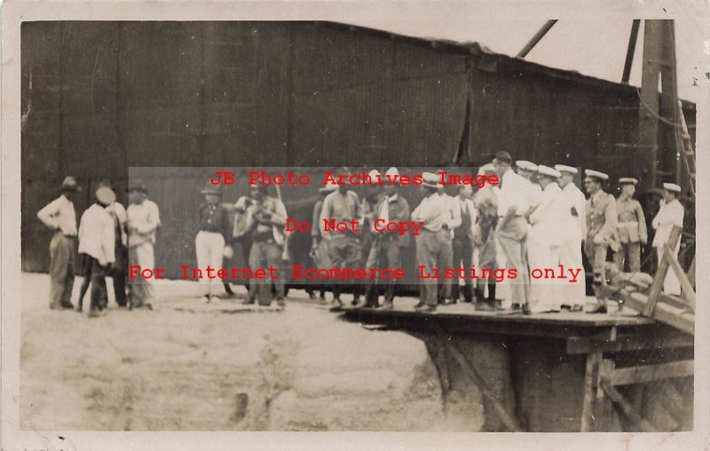 Mexico Border War, RPPC, 3 Postcards, HMS Constune Sailors 1917