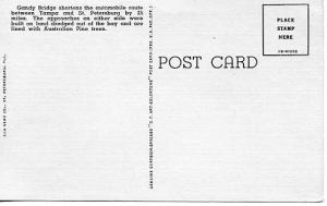 FL - Tampa Bay. Gandy Bridge in Moonlight