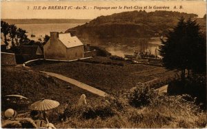 CPA Ile de BRÉHAT - Paysage sur le Port-Clos et le Goareva (104275)