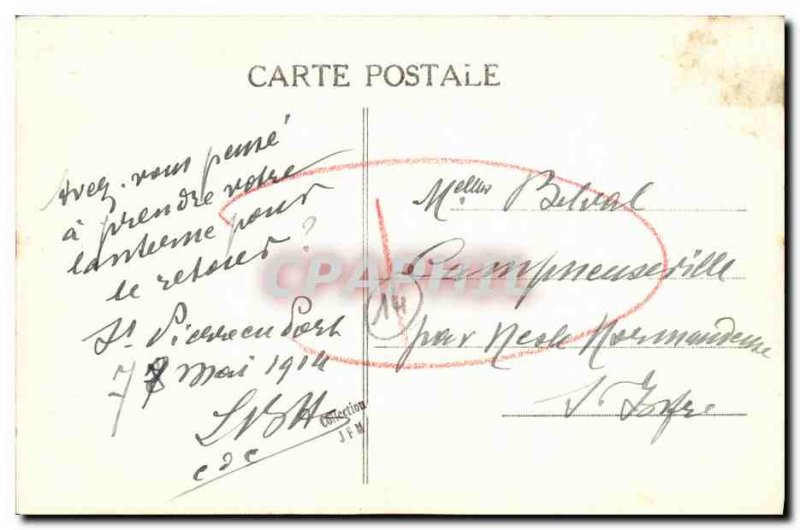 Old Postcard The Gars Falaise and Lanterns Folklore Costume