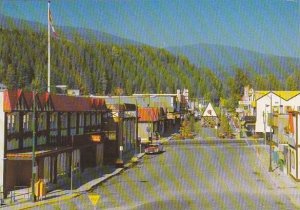 Canada British Columbia Kimberley City Hall & Spokane Street & Shops ...