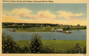 ME - Pemaquid Beach. Gilbert's Lobster Pound & Cabins