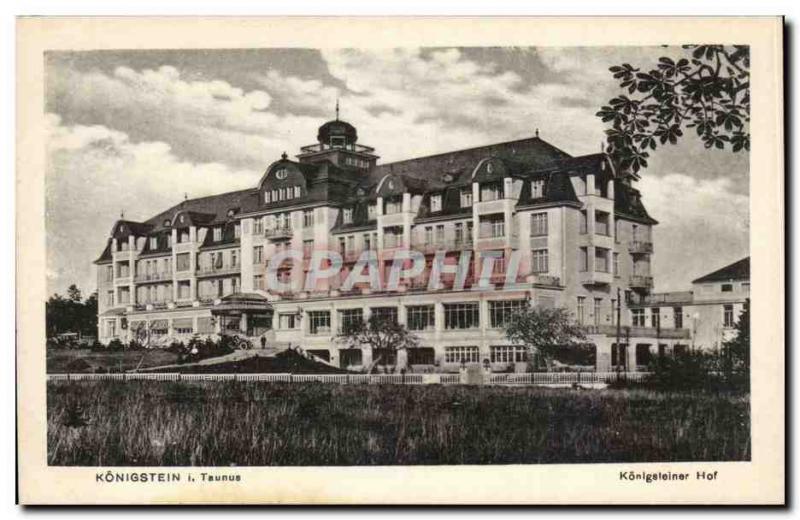 Old Postcard Konigstein i Taunus